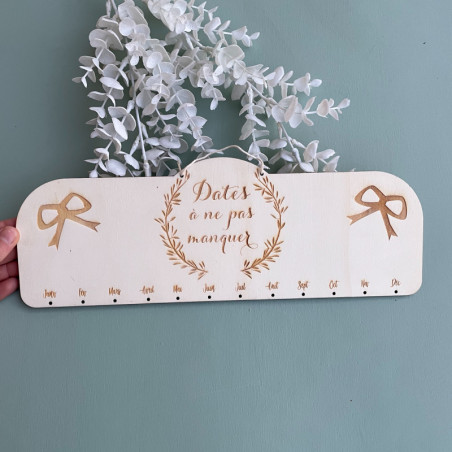 Bandeau seul Calendrier anniversaire noeuds