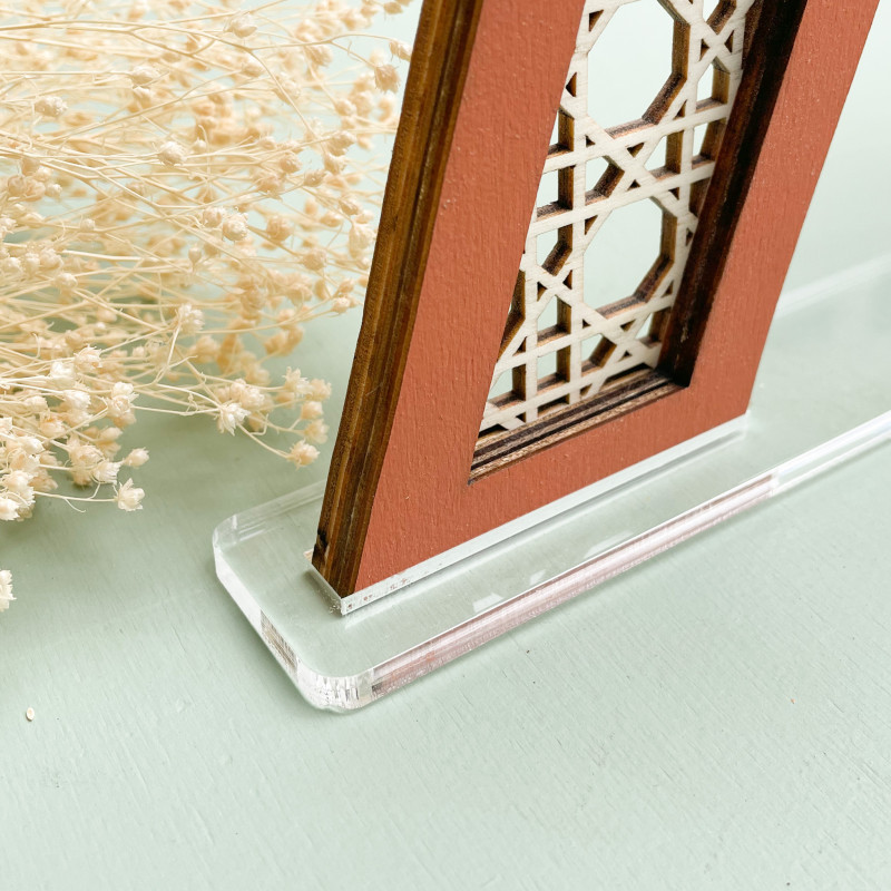 Lettre découpe cannage