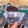 Tirelire Moto (choix couleur et prénom)