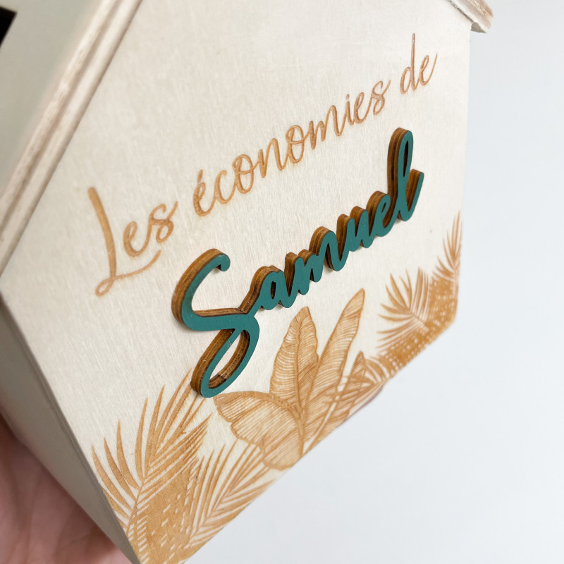 Tirelire Maison - Jungle
