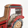 Tirelire Tracteur  (choix couleur et prénom)