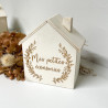 Tirelire Maison - Couronne couronne de feuilles